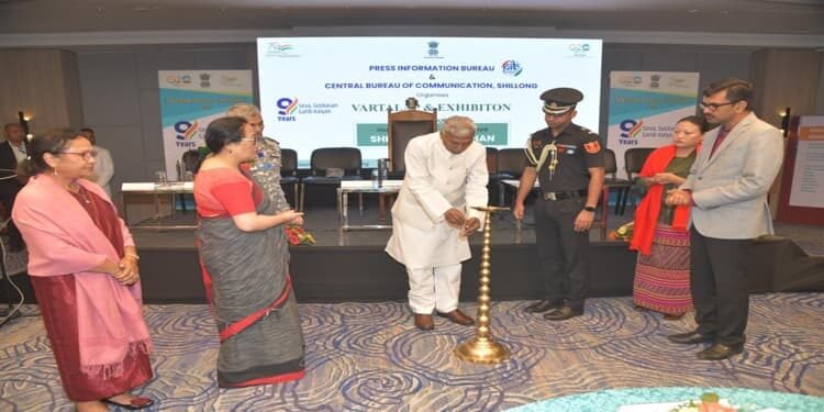 PIB organises Vartalap on 9 years of Seva, Sushasan and Garib Kalyan in Shillong