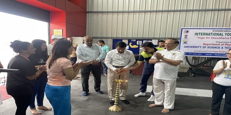 International Yoga Day observed at USTM