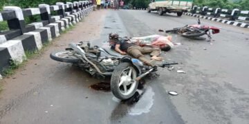 1 killed, two injured in head on collision between two bikes