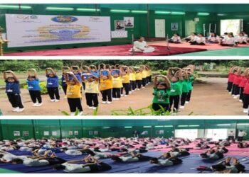 The Art of Living, Shillong Chapter Celebrates International Day of Yoga