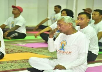International Yoga Day Observed at Raj Bhavan