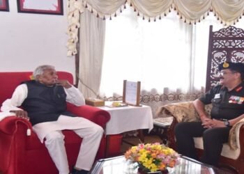 Lt Gen Sanjay Malik calls on Meghalaya Governor