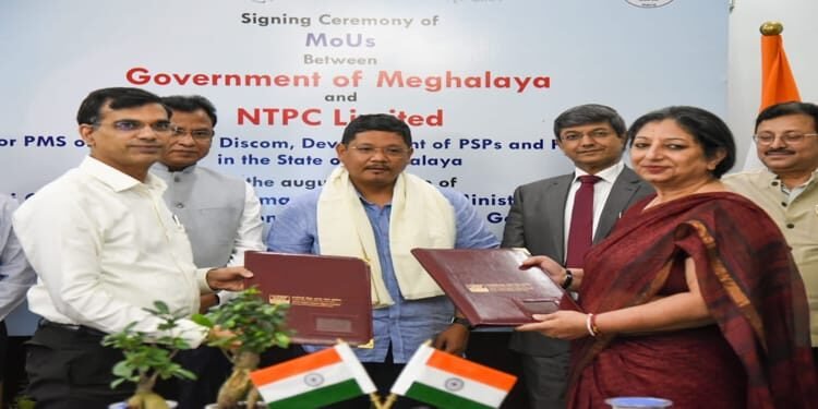 Govt of Meghalaya & NTPC sign MoU to enhance power scenario