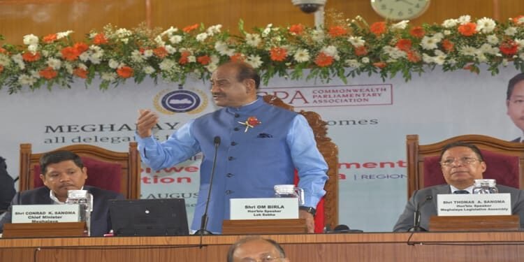 Lok Sabha Speaker inaugurates Annual Conference of CPA in Shillong