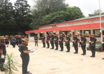 Attestation Parade of 2nd  Agniveer Batch of 58 GTC held in Shillong