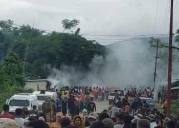 Fresh Clashes Break out in Manipur’s Bishnpur , Cops Use Tear Gas