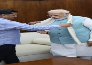 Chief Minister, Speaker and ministers call on PM Modi