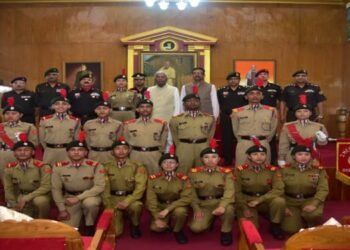 NCC Cadets who participated in Republic Camp 2023 felicitated