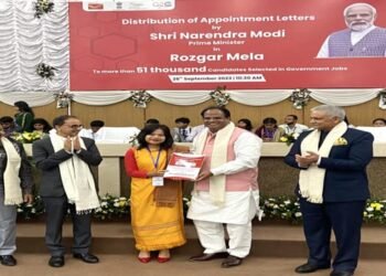 Union Minister John Barla addresses Rozgar Mela in Shillong; distributes appointment letters