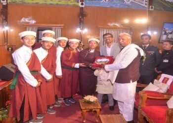 Meghalaya Governor attends foundation day of Jammu & Kashmir , Ladakh