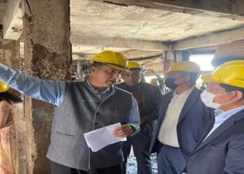 CM Conrad Sangma reviews Shillong’s Thana Road fire incident