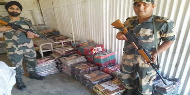 Meghalaya BSF Seized Huge Quantity of Clothing Items & Cosmetics Near Indo-Bangla Border