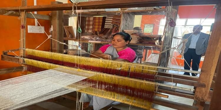Digitalization of handloom products to enhance authencity at Umden Eri Silk Village