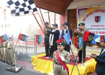 NCC’s NE  Region Car Rally flagged off by CM Conrad  Sangma