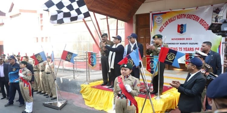 NCC’s NE Region Car Rally flagged off by CM Conrad Sangma