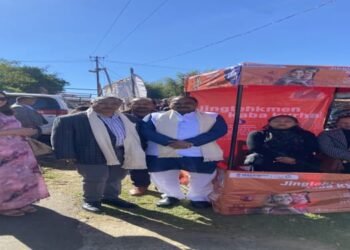 Union MoS attends Viksit Bharat Sankalp Yatra programme at Laitkseh village in EKH