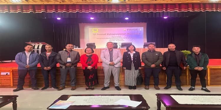 Entrepreneurs felicitated at the 1st entrepreneurial meet in Shillong