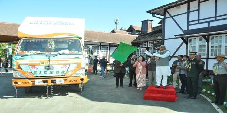 Governor flags off IEC van under Viksit Bharat Sankalp Yatra