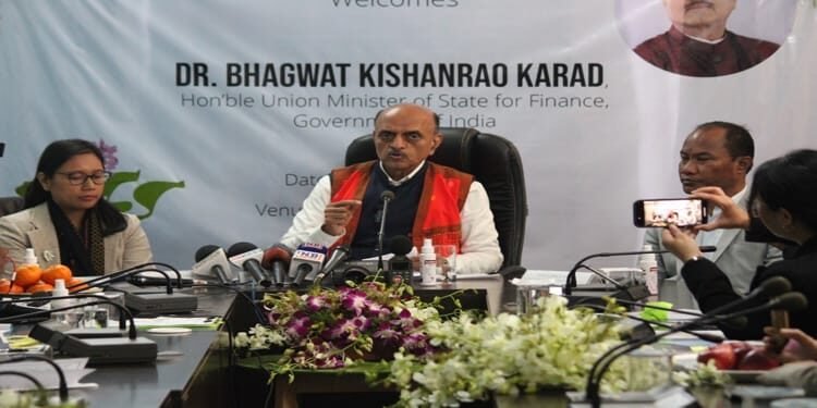 Union MoS for Finance reviews central schemes in South West Garo Hills