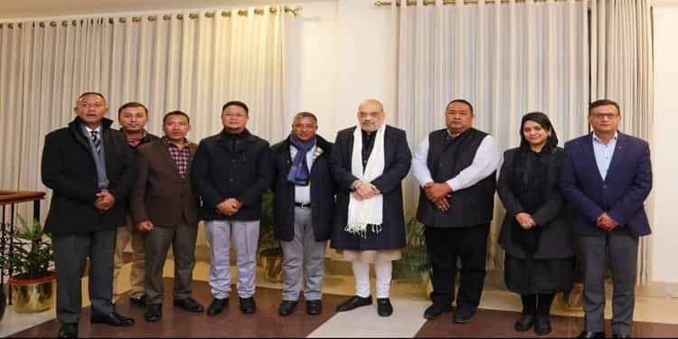 Meghalaya BJP leaders discuss state affairs with HM Amit Shah