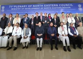 Union Home Minister Amit Shah addresses the 71st Plenary Session of NEC