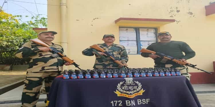 BSF seizes Phensedyl along Indo – Bangla border
