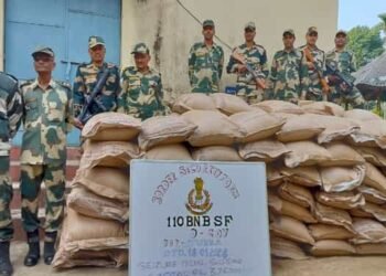 BSF confiscates over 17,000 Kgs of Sugar along Indo -Bangla Border