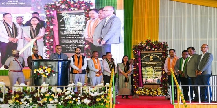 Meghalaya CM lays foundation of Bulk Water Supply Project in Tura