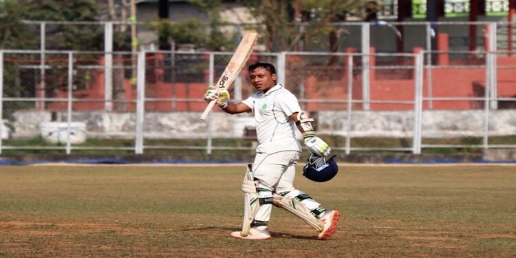 Raj Biswa’s fine century keeps Meghalaya in the fight