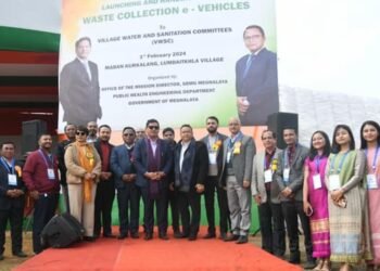 CM Sangma flags off Waste Collection e-Vehicles