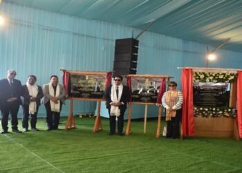 CM Lays Foundation Stones for 3 Key Infrastructure Projects in Shillong