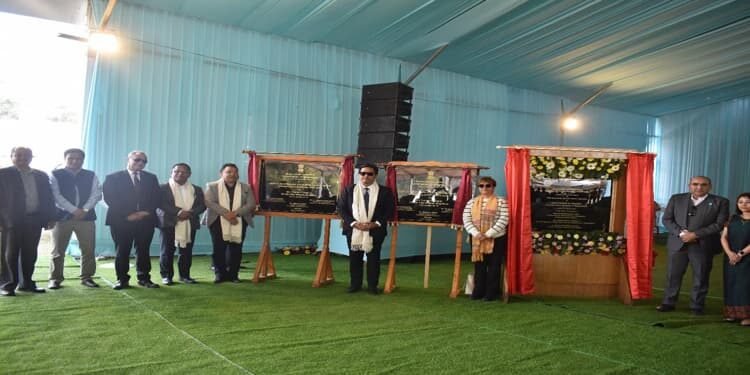 CM Lays Foundation Stones for 3 Key Infrastructure Projects in Shillong