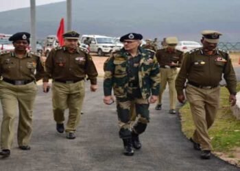 BSF ADG visits Meghalaya Frontier