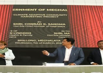 CM Conrad launches community-based water harvesting project