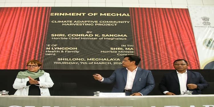 CM Conrad launches community-based water harvesting project