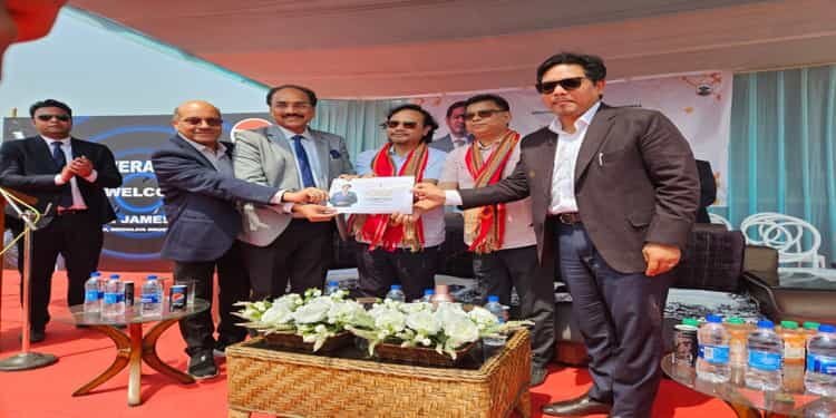 Conrad Sangma hands over land for setting up of industrial unit at Mendipathar