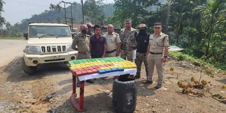 Drugs worth Rs 7.2 Crores Busted by East Jaintia Police
