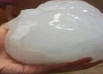 Assam: Residents of Bilisipara  astonished as 1 Kg hailstones fall during rains