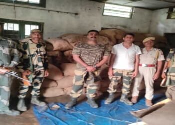 BSF & Meghalaya Police Seize Betel Nuts along Indo -Bangla Border