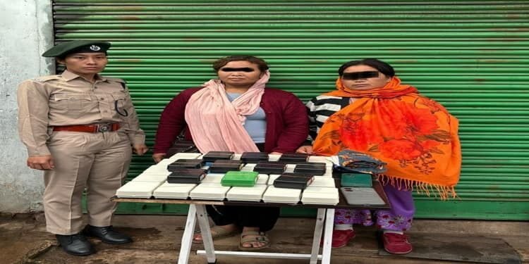 Two women from Manipur held with over 454 gms  heroin In Shillong