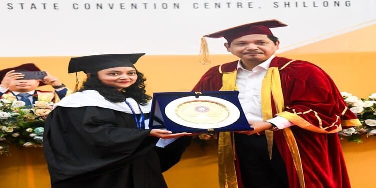 CM Conrad Sangma attends 5th Convocation of ICFAI University