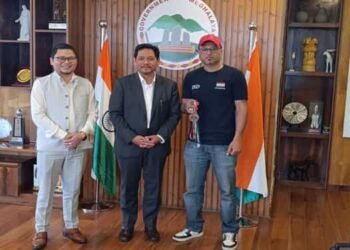 CM Conrad Sangma Congratulates Kettlebell Champion Sandeep Sharma