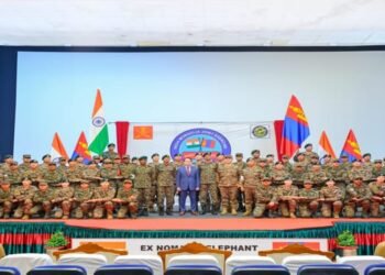 Indo – Mongolian joint military exercise begins in Umroi