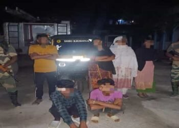 BSF nabs 4 Bangladeshi nationals along Interntional border in East Jaintia Hills