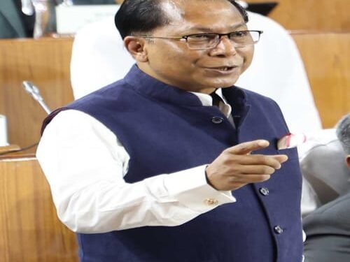 Former CM Dr . Mukul Sangma recognized as leader of Opposition