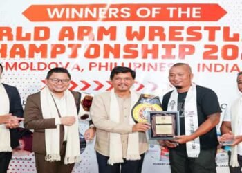 Meghalaya CM attends Felicitation Ceremony of winners of World Arm Wrestling Championship 2024