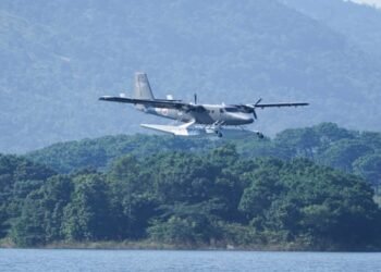 Meghalaya Takes Flight: Union Minister Unveils Seaplane Demo, Eyes 7-Star Hotel and Enhanced Air Connectivity