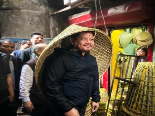 Rain or Shine: CM Sangma Visits Historic Ïewduh Market, Pledges Support