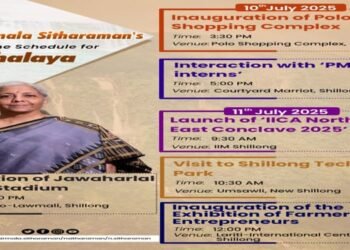 Union Finance Minister to embark on four-day visit to State from July 10-13