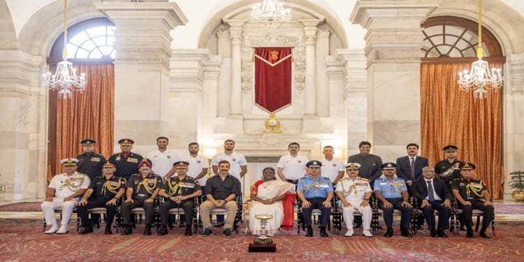 President Murmu Honors NorthEast United FC’s Back-to-Back Durand Cup Triumph